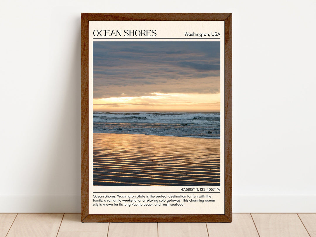 Ocean Shores Wall Canvas, USA