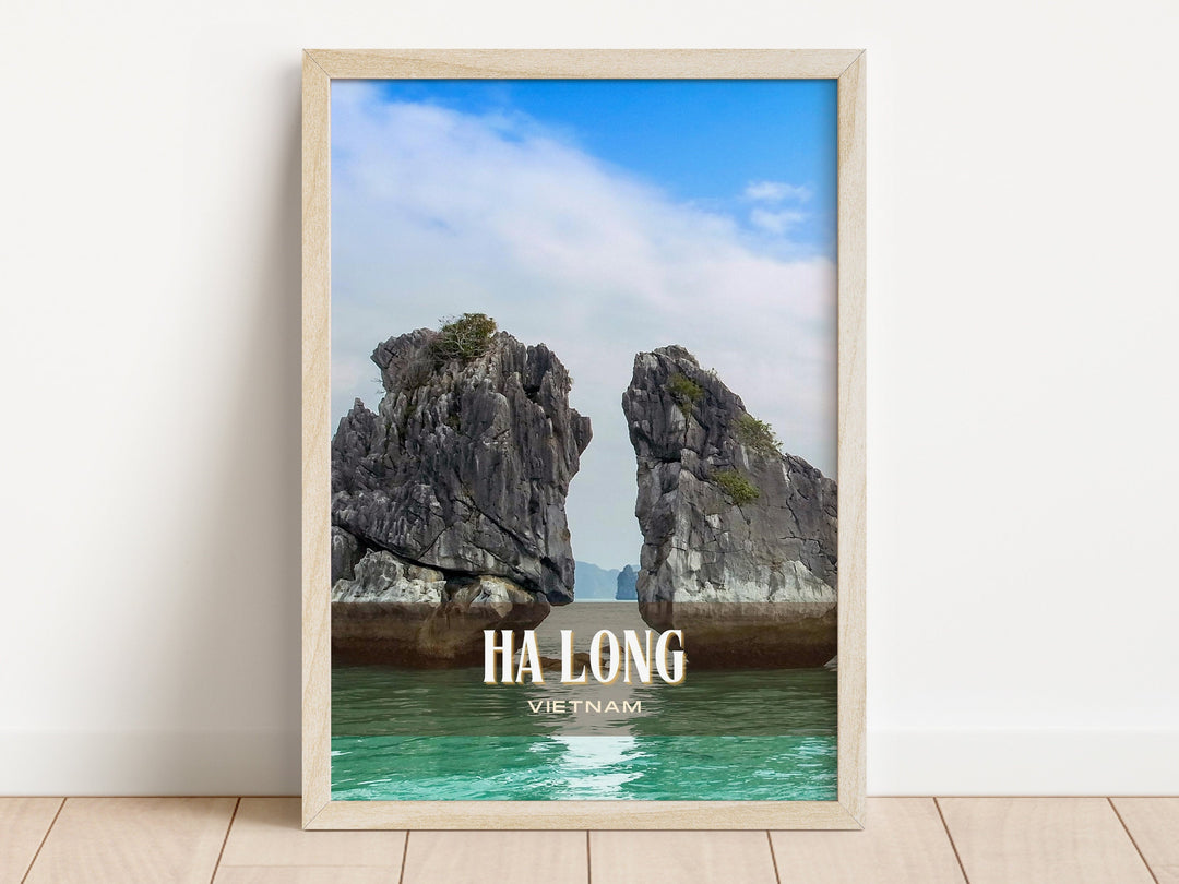 Ha Long Retro Wall Art, Vietnam