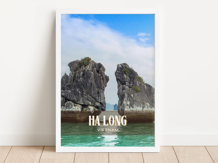 Ha Long Retro Wall Art, Vietnam