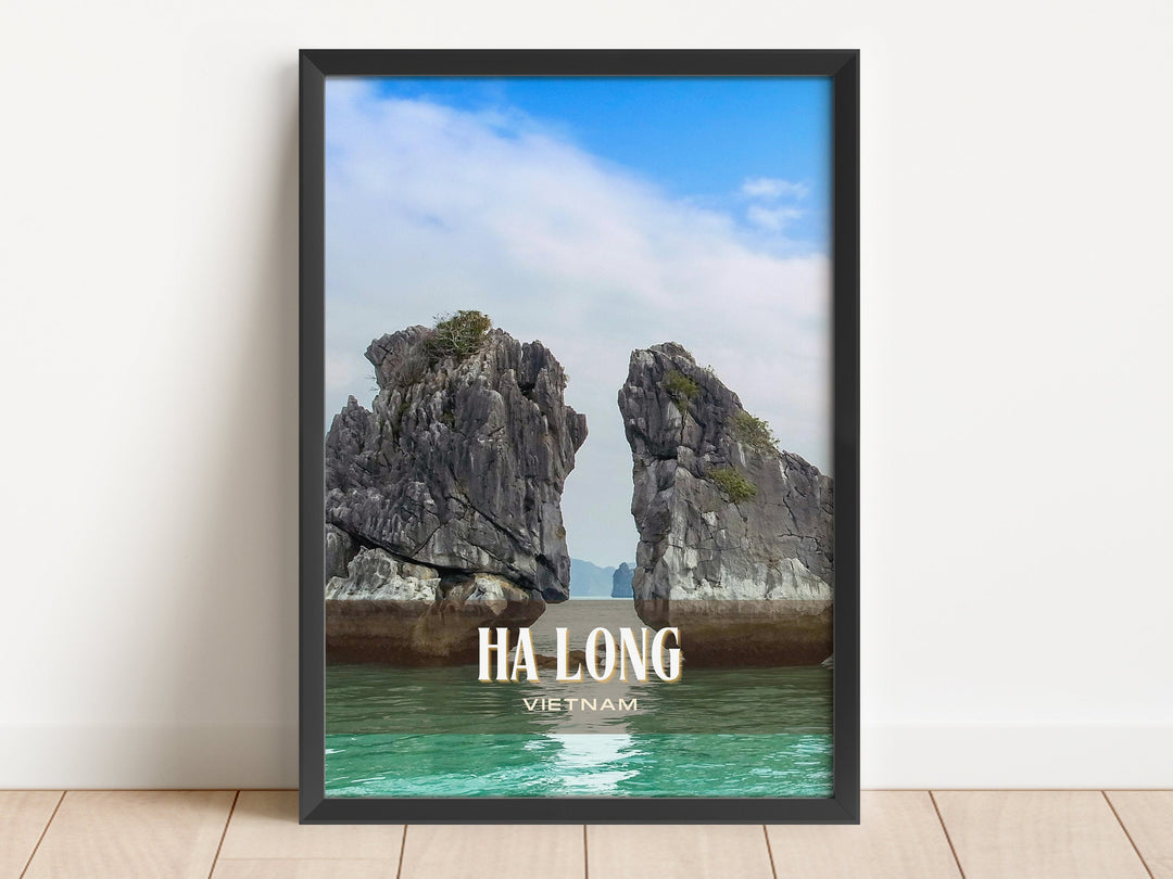 Ha Long Retro Wall Art, Vietnam