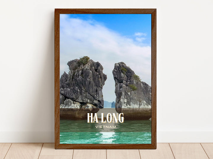 Ha Long Retro Wall Art, Vietnam