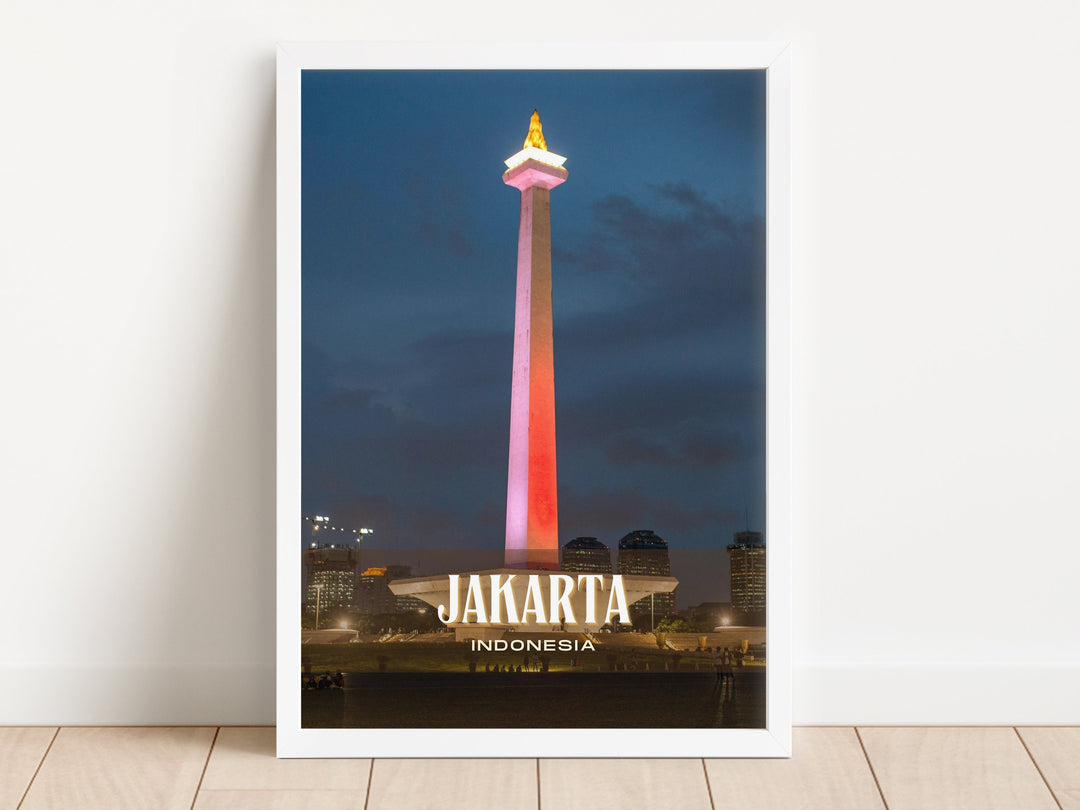 Jakarta Retro Wall Art, Indonesia