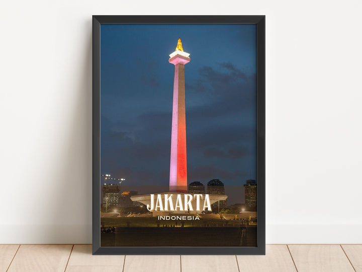 Jakarta Retro Wall Art, Indonesia