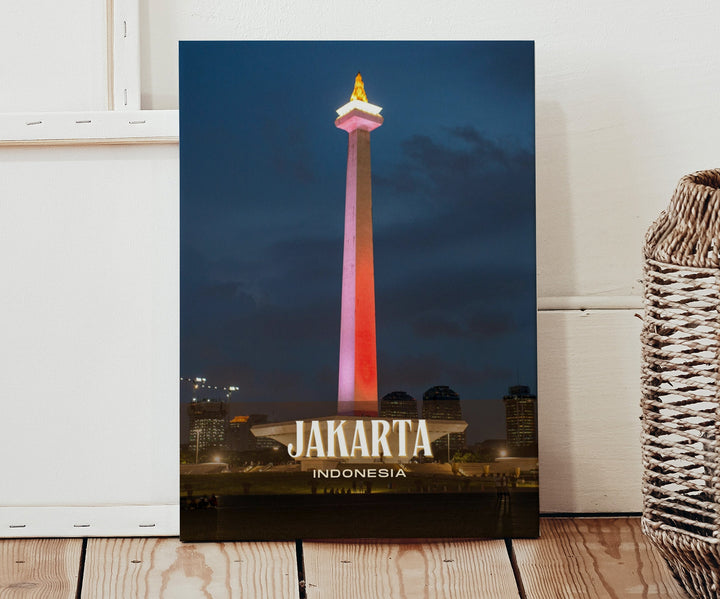 Jakarta Retro Wall Art, Indonesia