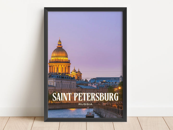 Saint Petersburg Retro Wall Art, Russia