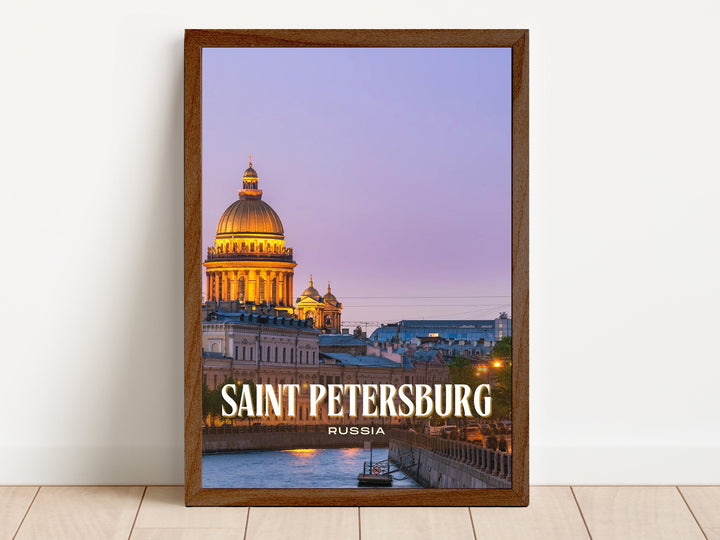 Saint Petersburg Retro Wall Art, Russia