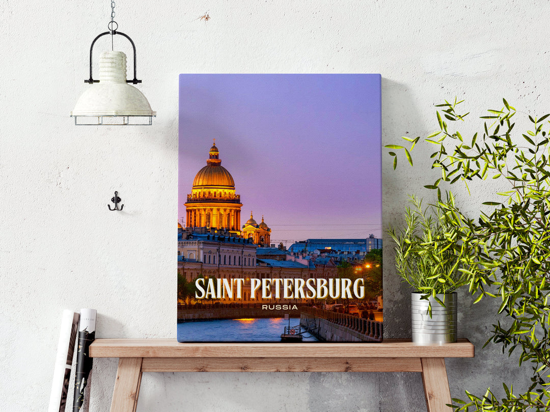 Saint Petersburg Retro Wall Art, Russia