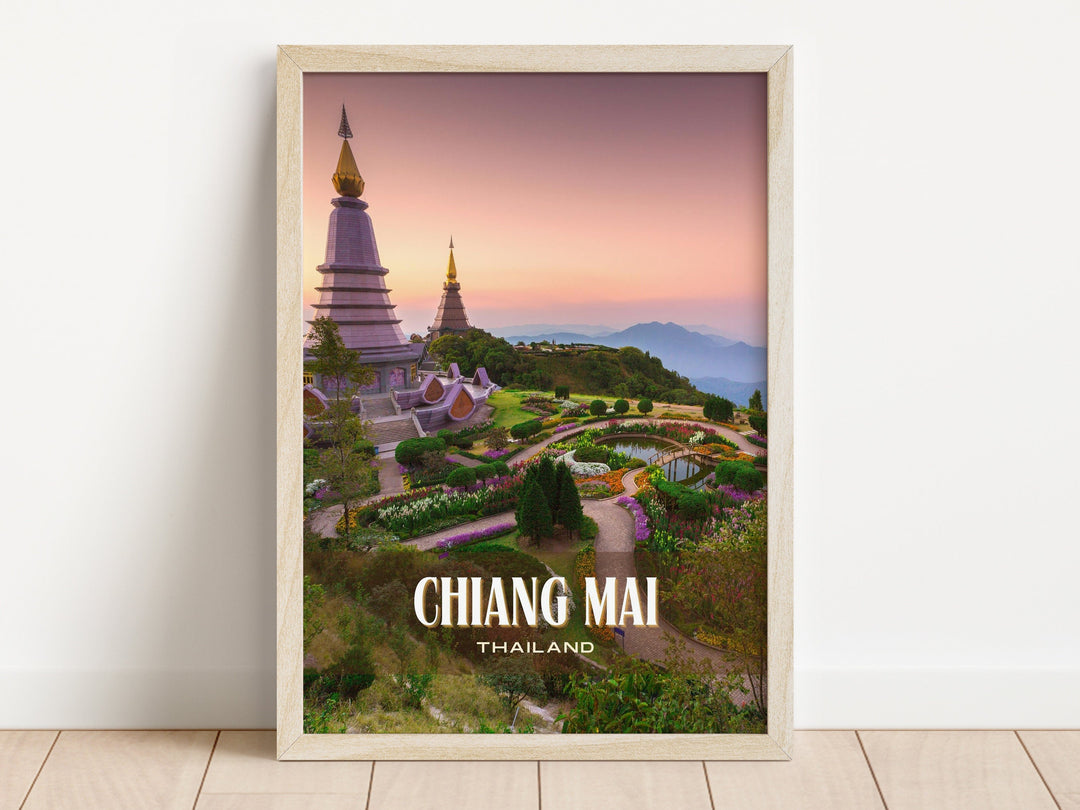 Chiang Mai Retro Wall Art, Thailand