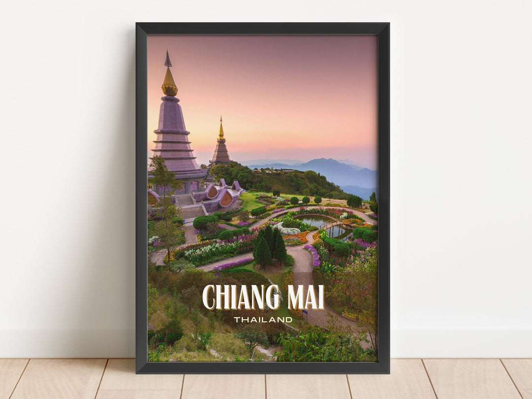 Chiang Mai Retro Wall Art, Thailand