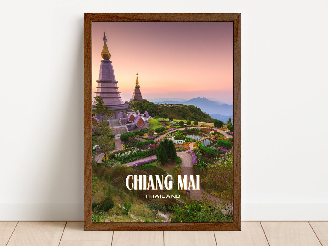 Chiang Mai Retro Wall Art, Thailand