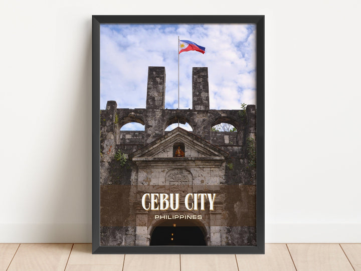 Cebu City Retro Wall Art, Philippines