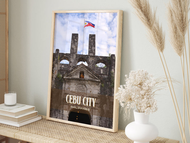 Cebu City Retro Wall Art, Philippines