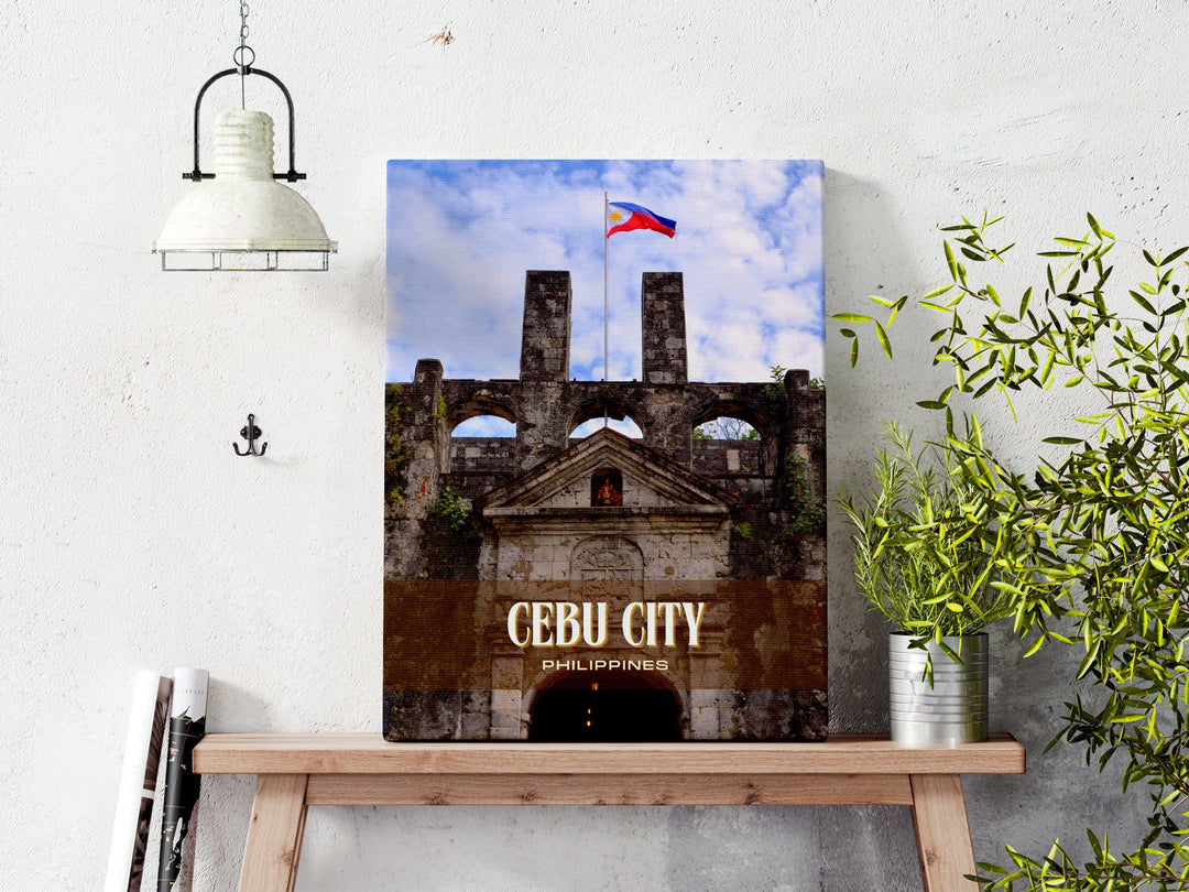 Cebu City Retro Wall Art, Philippines