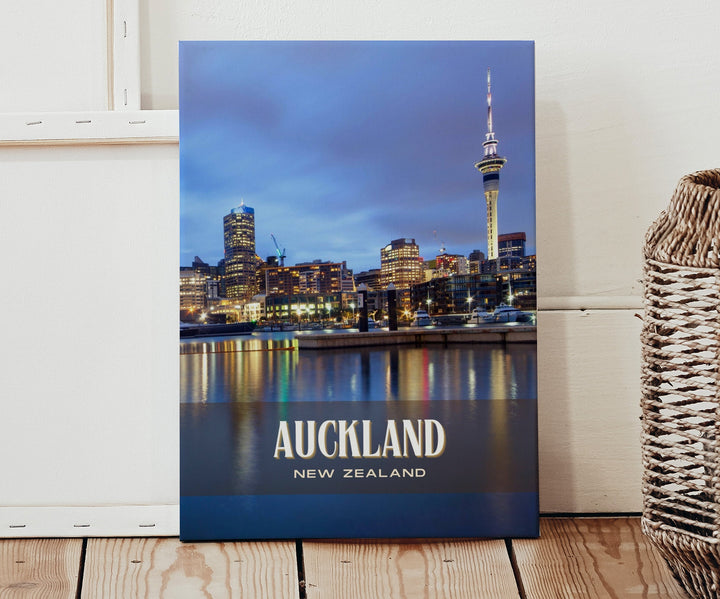 Auckland Retro Wall Art, New Zealand