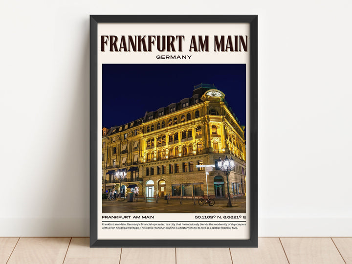 Frankfurt am Main Vintage Wall Art, Germany