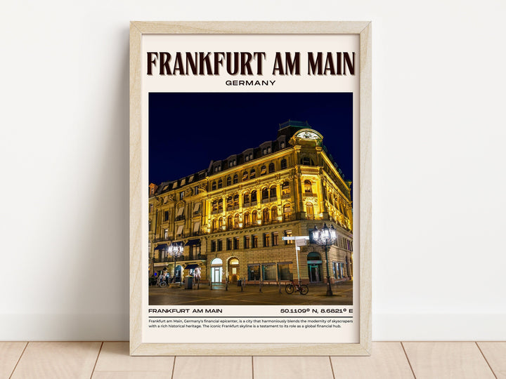 Frankfurt am Main Vintage Wall Art, Germany