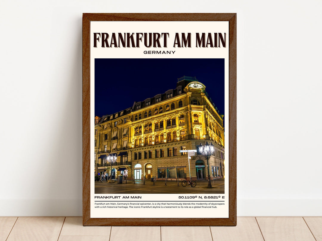 Frankfurt am Main Vintage Wall Art, Germany