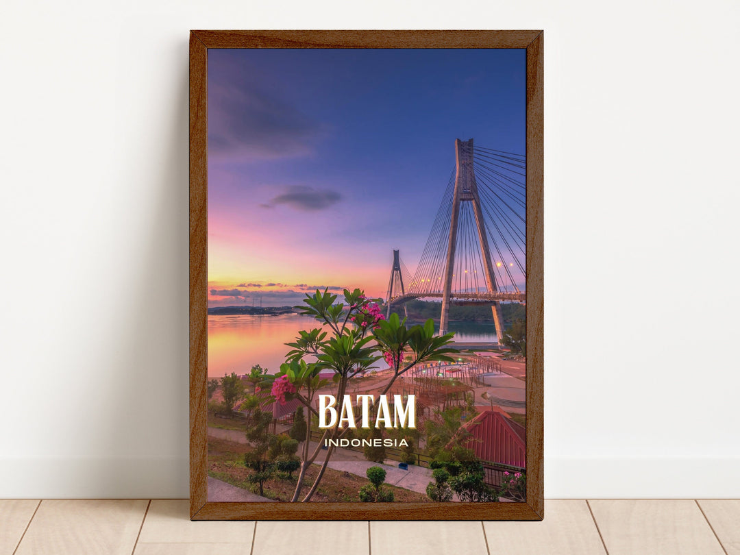 Batam Retro Wall Art, Indonesia