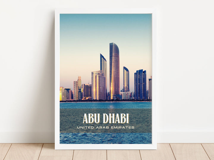 Abu Dhabi Retro Wall Art, UAE