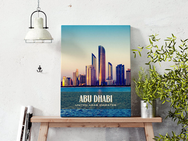 Abu Dhabi Retro Wall Art, UAE