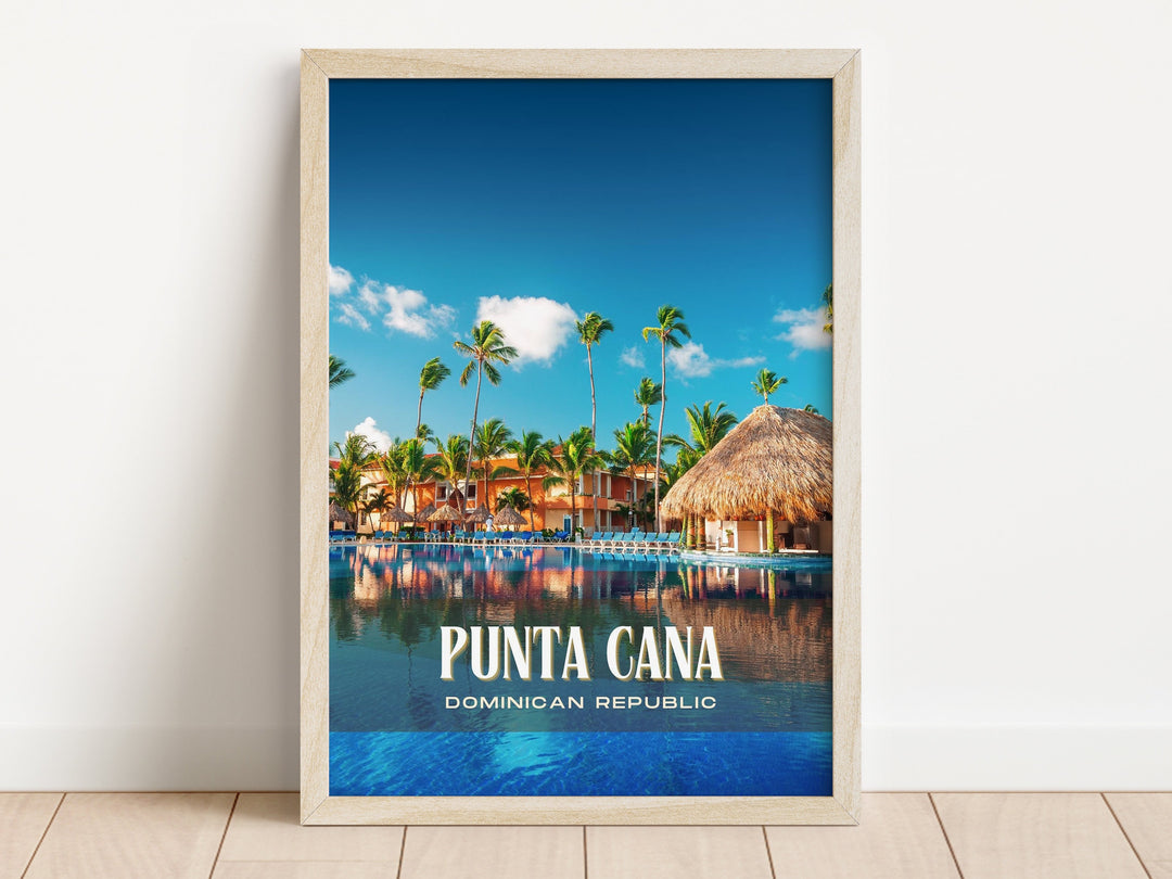 Punta Cana Retro Wall Art, Punta Cana