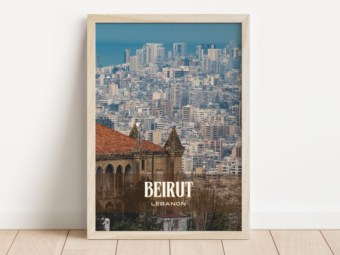 Beirut Retro Wall Art, Lebanon