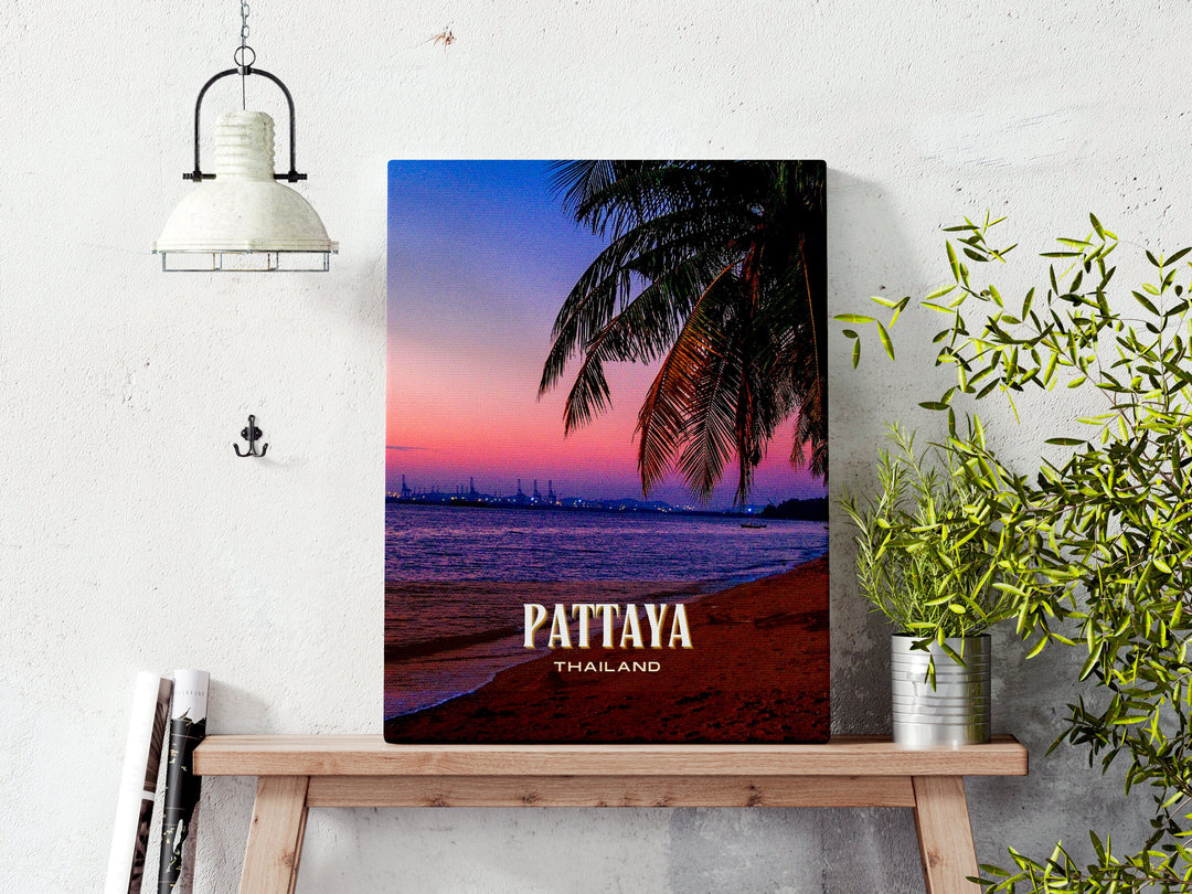 Pattaya Retro Wall Art, Thailand