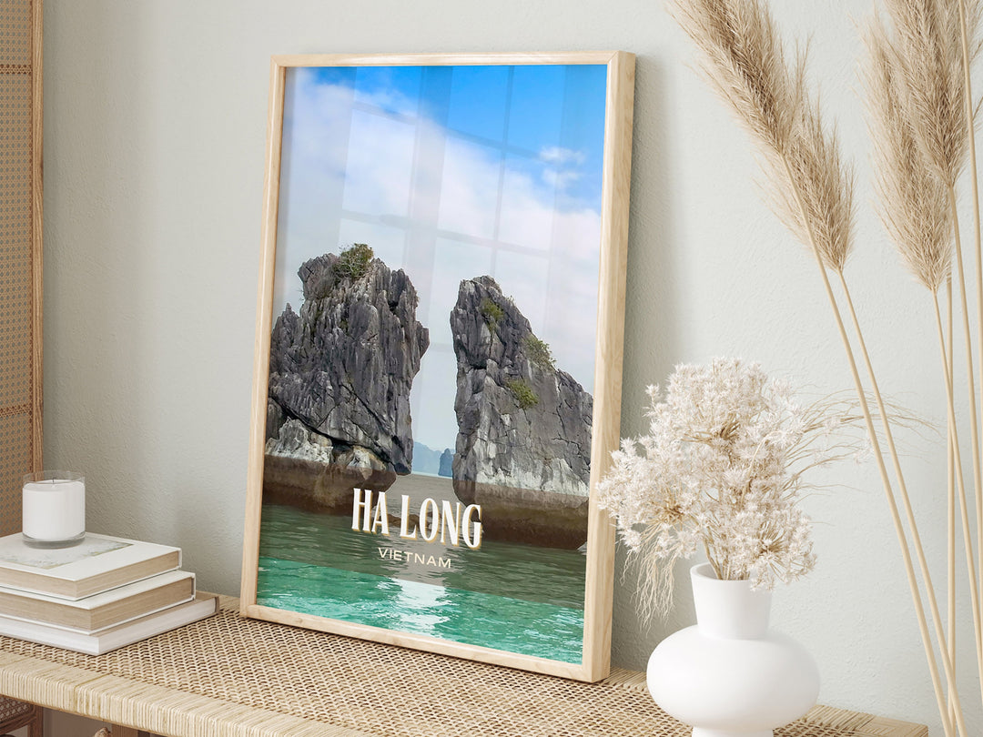 Ha Long Retro Wall Art, Vietnam