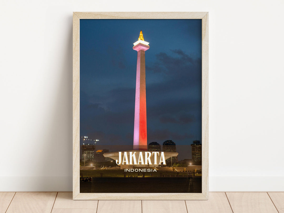 Jakarta Retro Wall Art, Indonesia