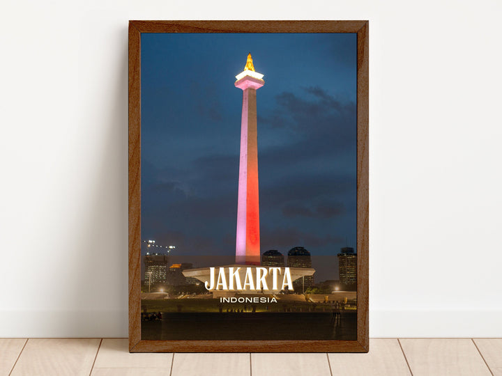 Jakarta Retro Wall Art, Indonesia