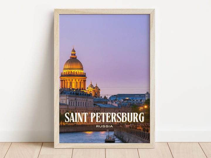 Saint Petersburg Retro Wall Art, Russia