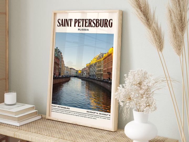 Saint Petersburg Vintage Wall Art, Russia