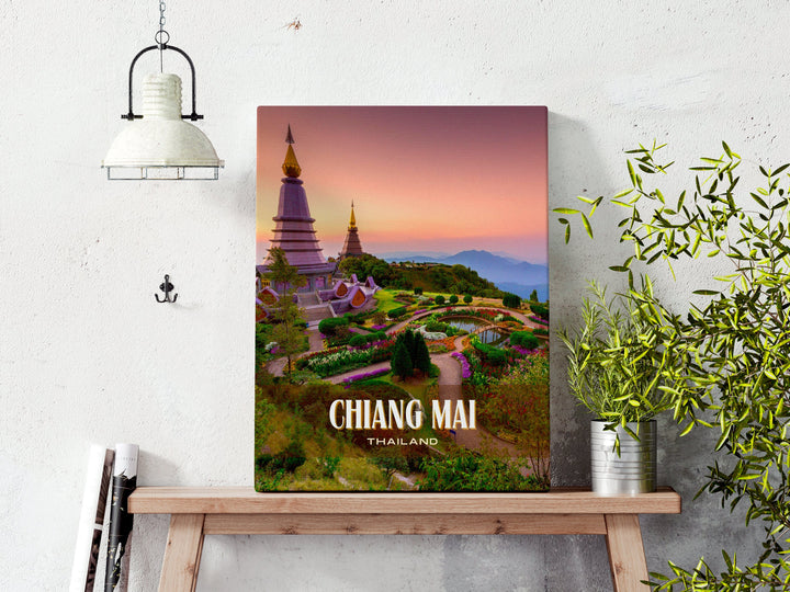 Chiang Mai Retro Wall Art, Thailand