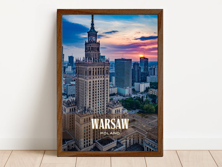 Warsaw Retro Wall Art, Poland