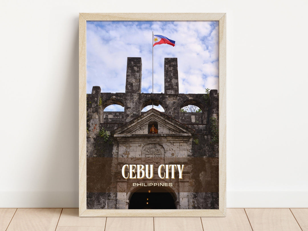 Cebu City Retro Wall Art, Philippines