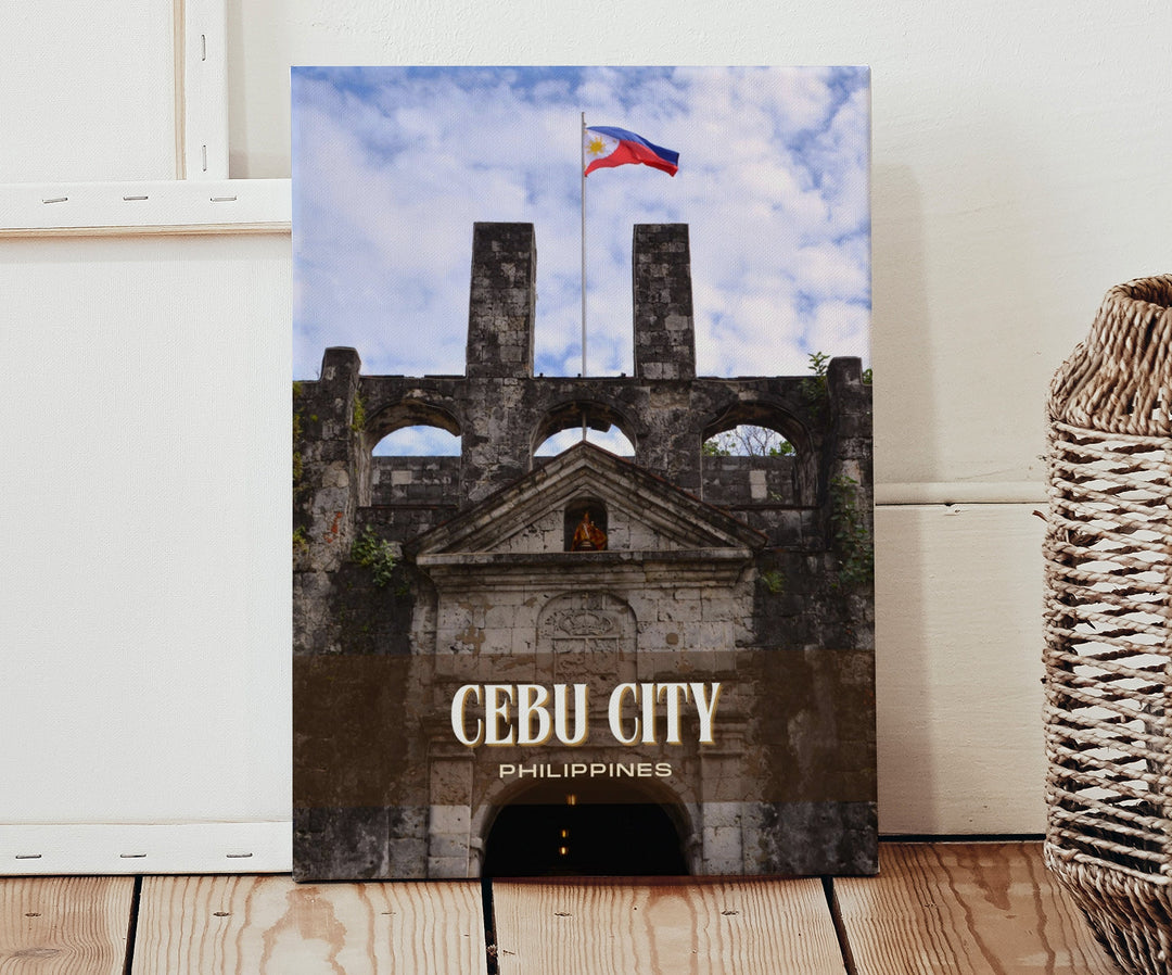 Cebu City Retro Wall Art, Philippines