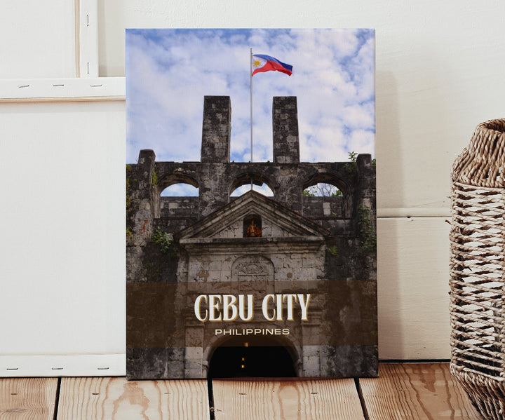 Cebu City Retro Wall Art, Philippines