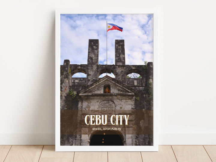 Cebu City Retro Wall Art, Philippines