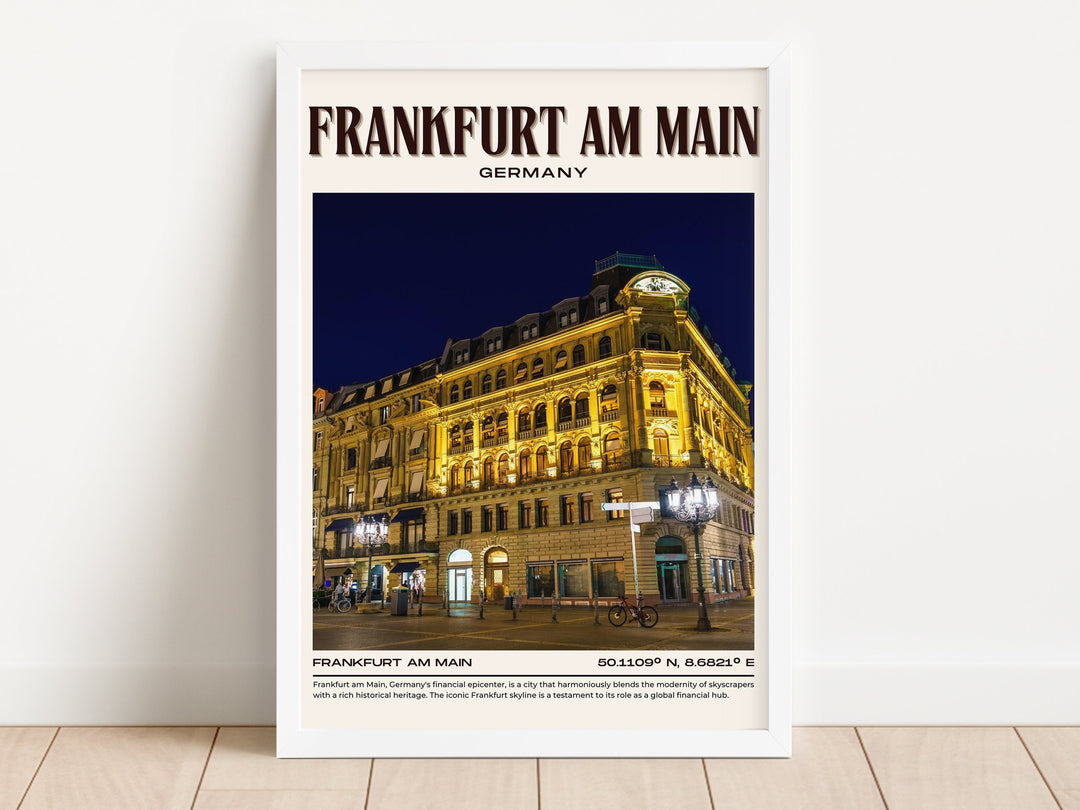 Frankfurt am Main Vintage Wall Art, Germany