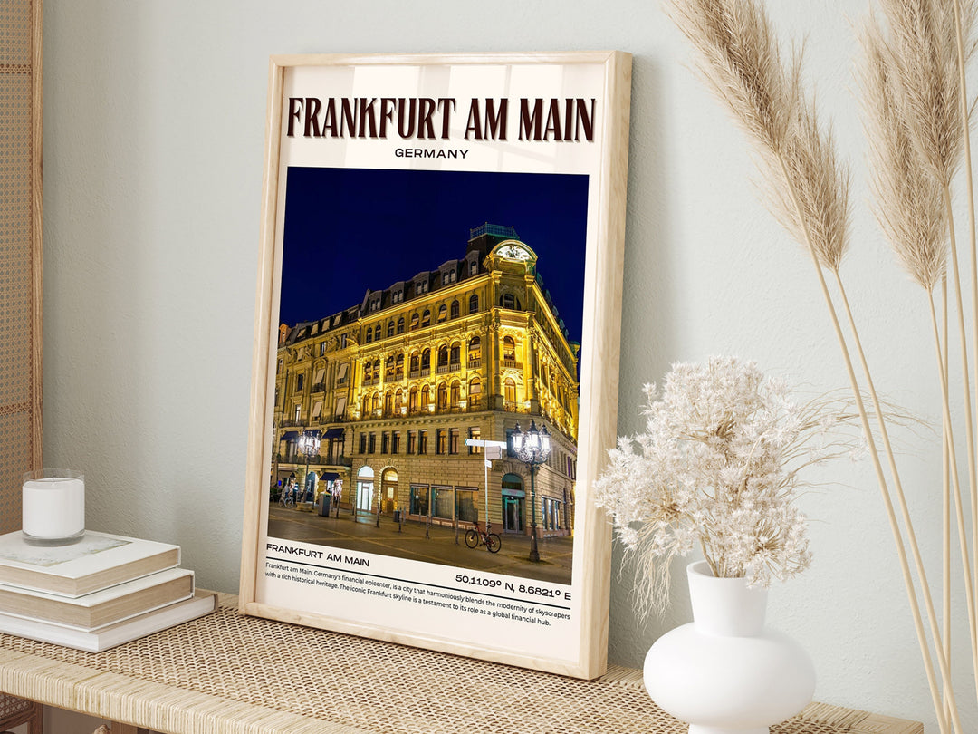 Frankfurt am Main Vintage Wall Art, Germany