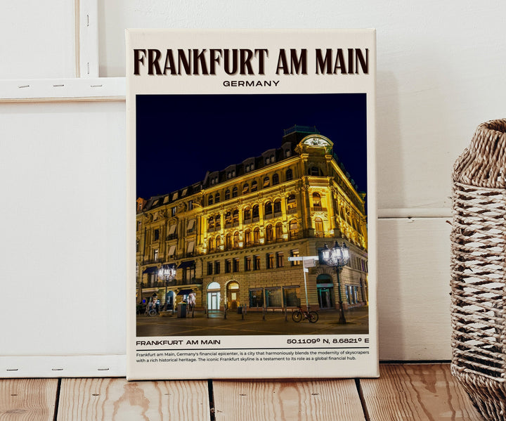 Frankfurt am Main Vintage Wall Art, Germany