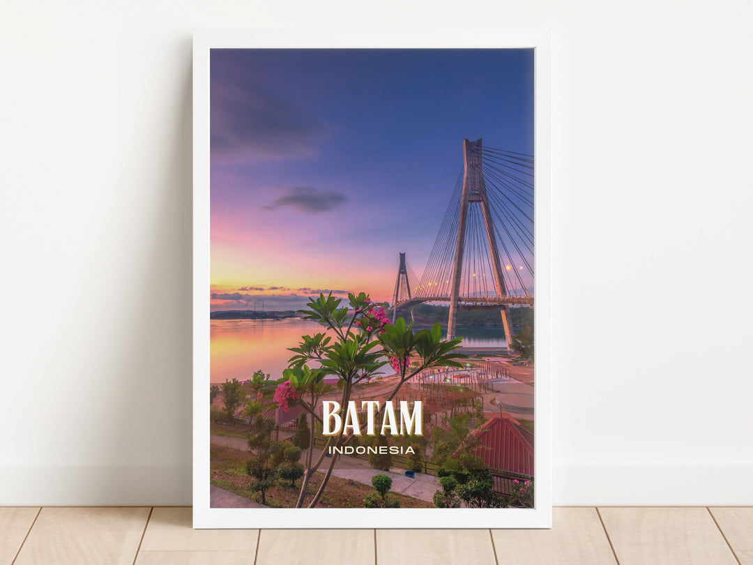 Batam Retro Wall Art, Indonesia