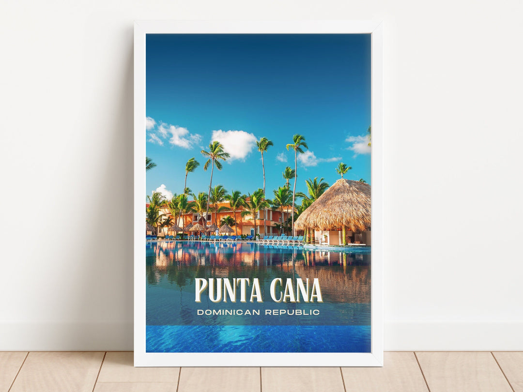 Punta Cana Retro Wall Art, Punta Cana