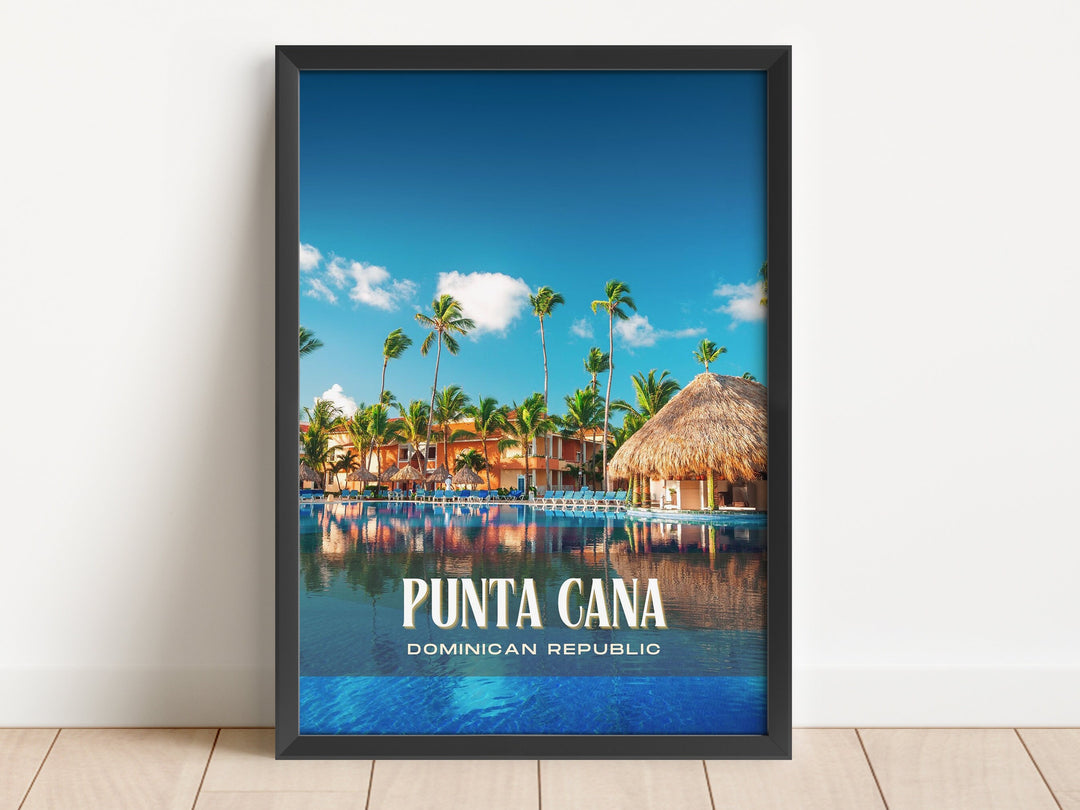 Punta Cana Retro Wall Art, Punta Cana