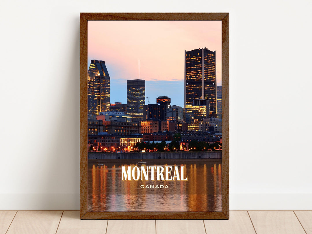 Montreal Retro Wall Art, Canada