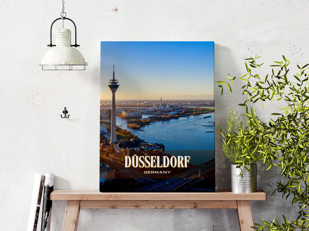 Düsseldorf Retro Wall Art, Germany