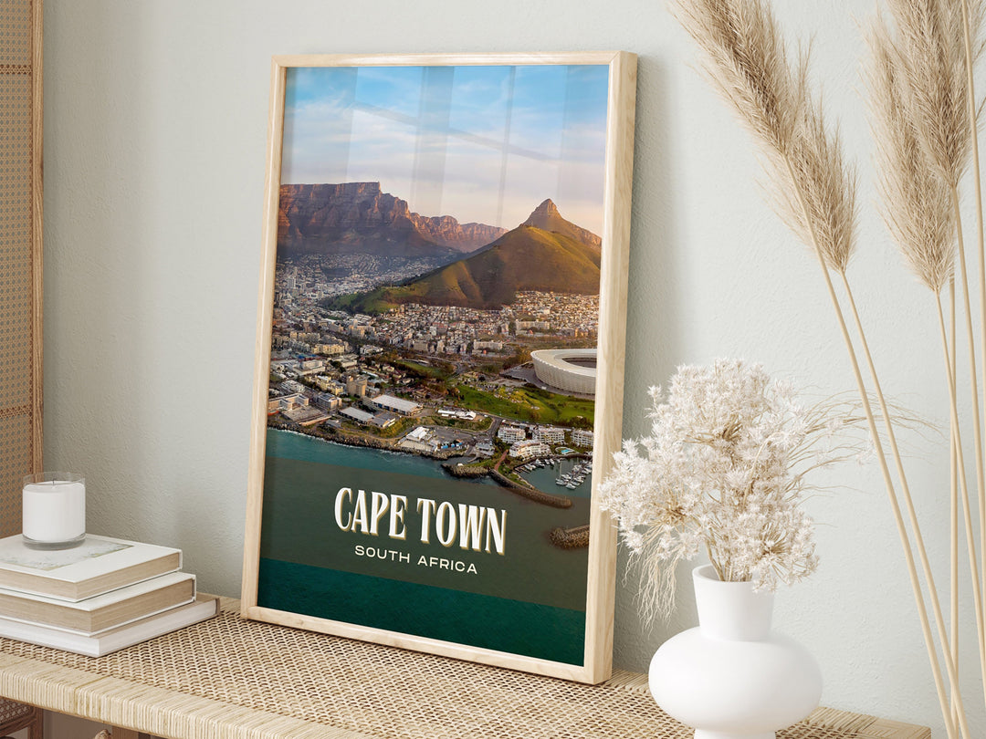 Cape Town Retro Wall Art, South Africa