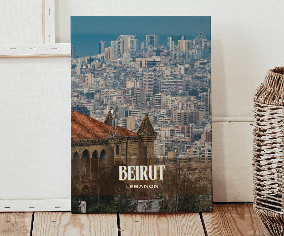 Beirut Retro Wall Art, Lebanon