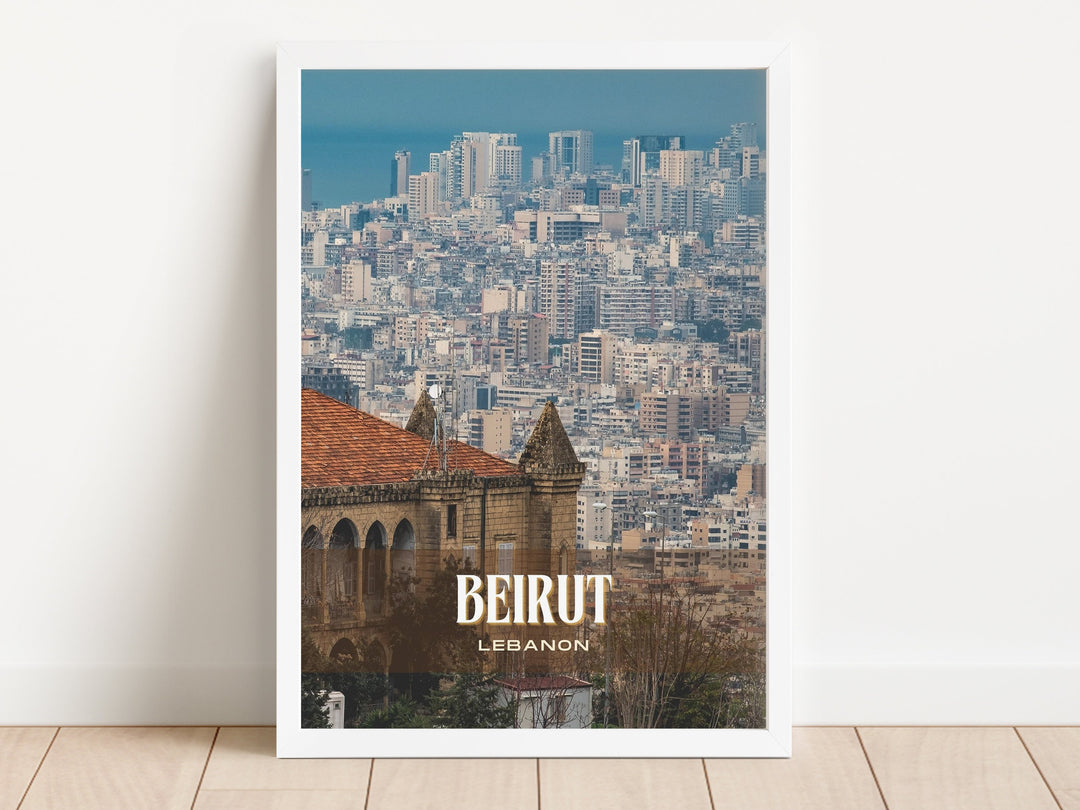 Beirut Retro Wall Art, Lebanon