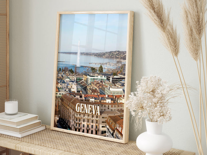 Geneva Retro Wall Art, Switzerland